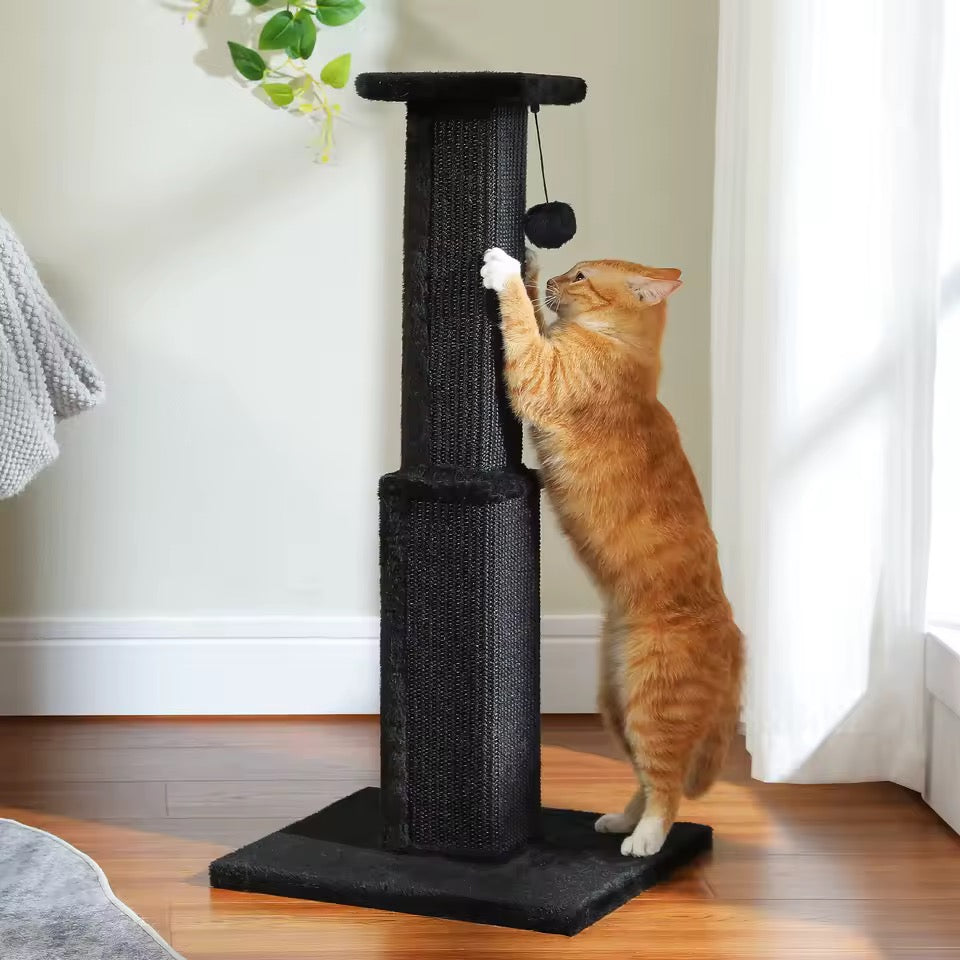 Miwaoo Luxury Sisal Cat Scratching Tower With Hanging Toy