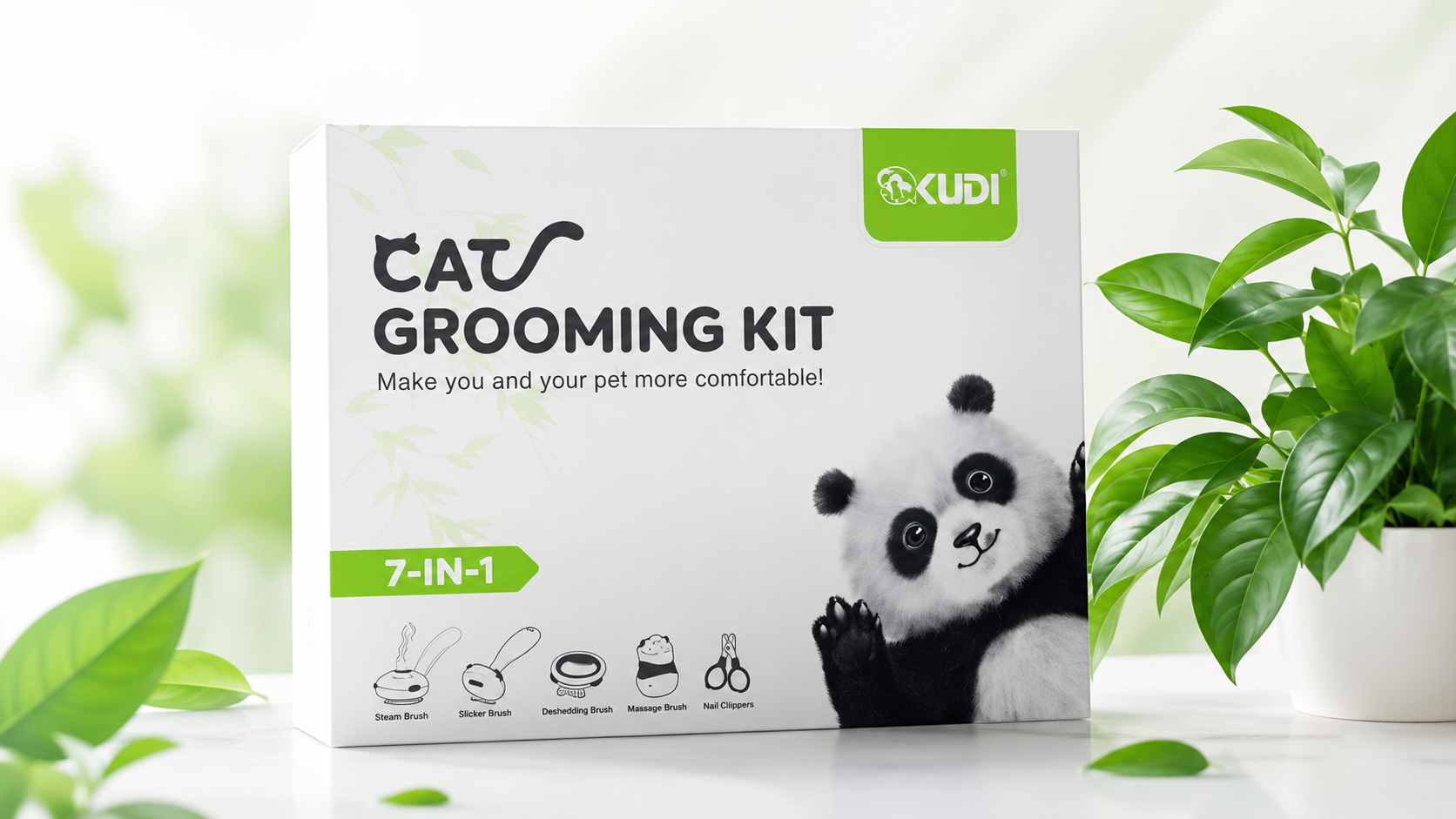 Discover The Miwaoo Kudi Ultimate Pet Grooming Solution 7-in-1 Grooming Kit