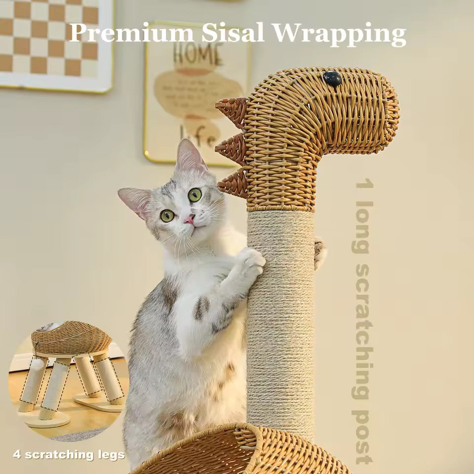 Dinosaur Luxury Cat Tree Tower