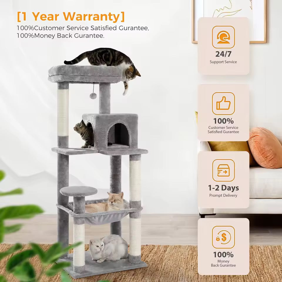Miwaoo 5-Level Cat Tower