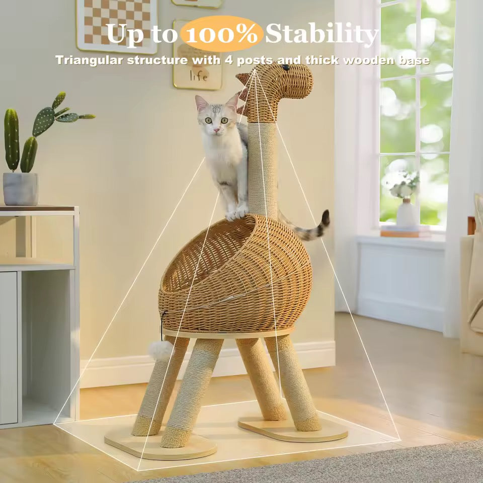 Dinosaur Luxury Cat Tree Tower