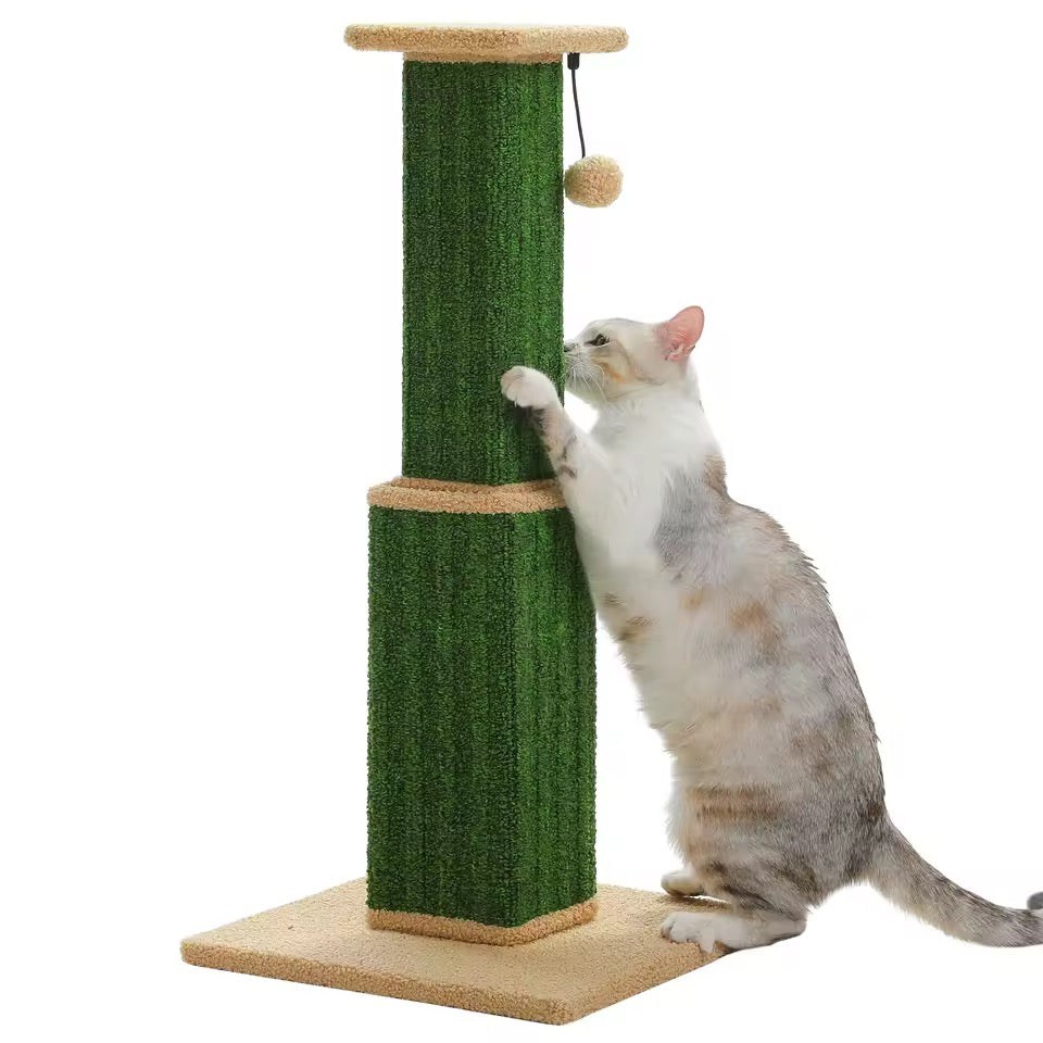 Miwaoo Luxury Sisal Cat Scratching Tower With Hanging Toy